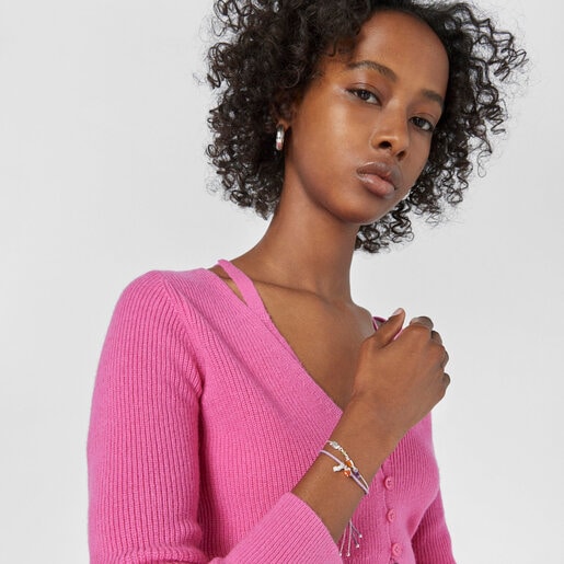 Серебряный браслет Sea Vibes с драгоценными камнями