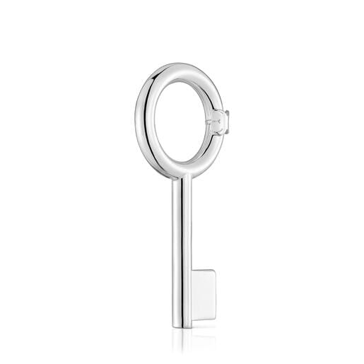 36 mm silver key motif Pendant TOUS Unlock