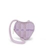 Mauve TOUS Cecilia heart-shaped Hanging change purse