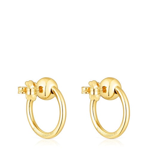 TOUS Silver vermeil Plump Circle earrings | Westland Mall