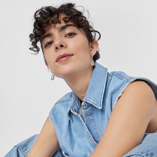 עגילי סוויט דולס דובי בשיבוץ קריסטל