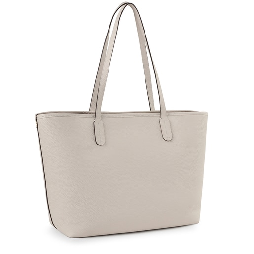 Beige leather TOUS Legacy Tote bag
