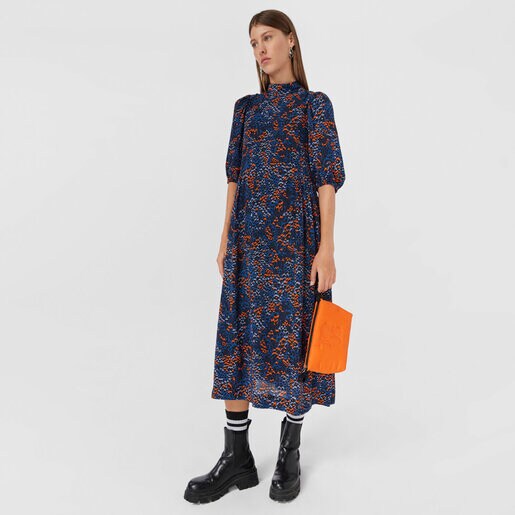 オレンジのメイクポーチ TOUS Balloon Soft