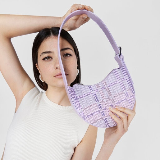 モーブカラーのTous Cecilia ショルダーバッグ