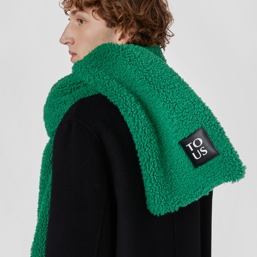 צעיף TOUS Pop Warm בצבע ירוק