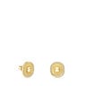 Kolczyki Oursin ze złota, z diamentami 0,19 ct.