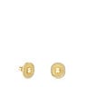 0.19ctダイヤモンド付きゴールドOursinピアス