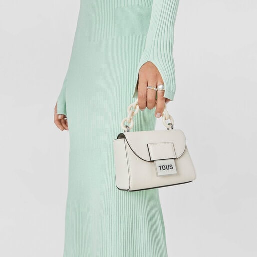 Mini bandolera beige TOUS Sylvia