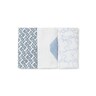 Pack of 3 muslins in MMuse sky blue