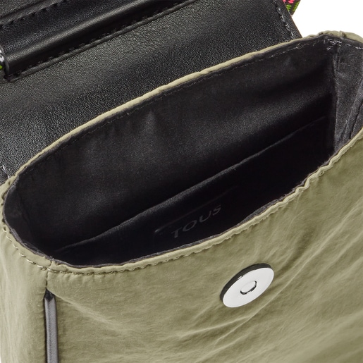 תיק יד TOUS Empire Cotton מיני בצבע חאקי