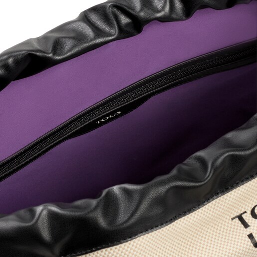 ベージュのラージショッピングバッグ TOUS TO-US