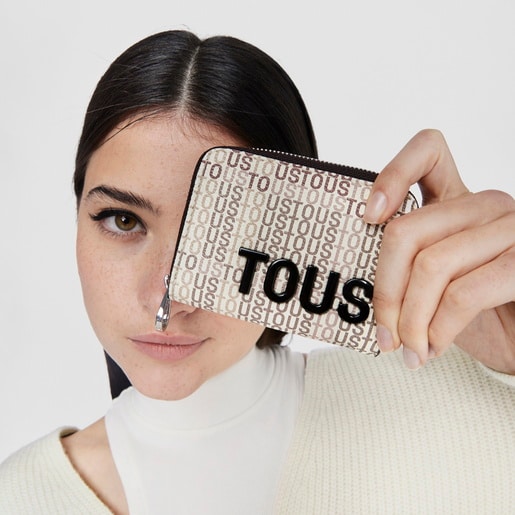 Beige TOUS Cecilia Change purse