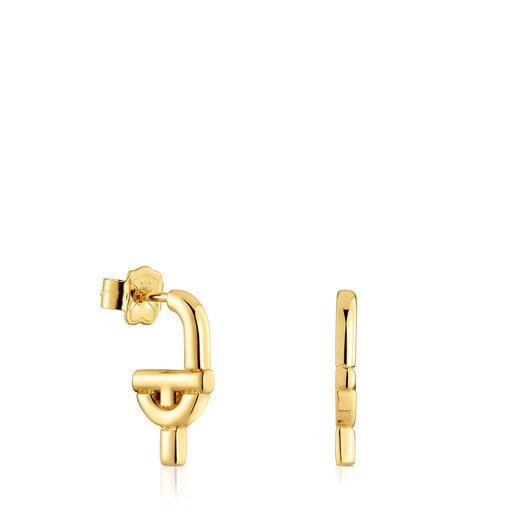 TOUS MANIFESTO Earrings with 18kt gold plating over silver