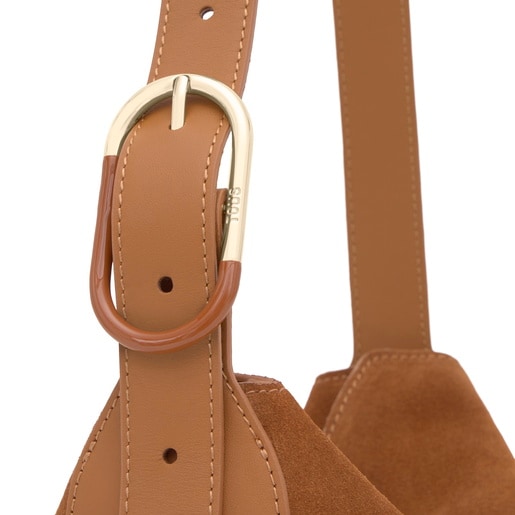 Bandolera pequeña camel TOUS Arlette