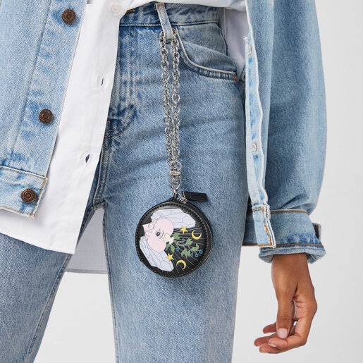 Small black and multicolored TOUS Magic Change purse