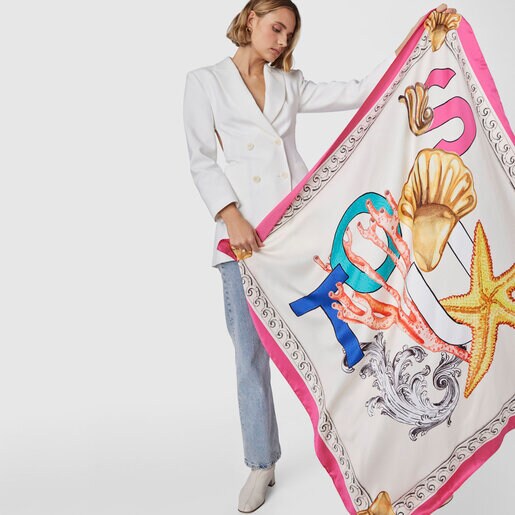 Pañuelo Tous Ocean multicolor
