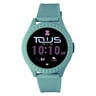 Reloj smartwatch Smarteen Connect con correa de silicona verde
