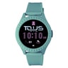 Montre Smarteen Connect avec bracelet en silicone vert