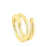 Anello a spirale in argento vermeil New Hav