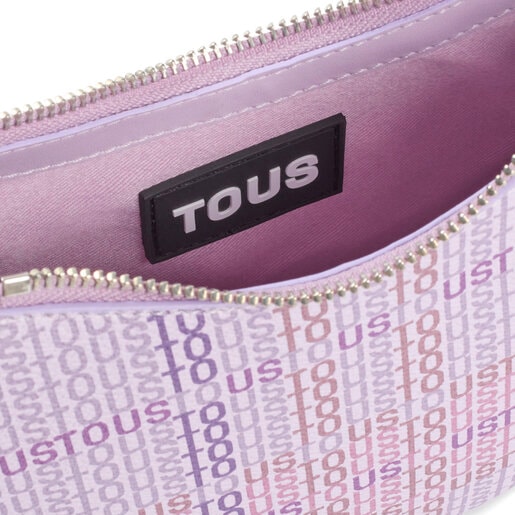 Sac porté épaule mauve TOUS Cecilia