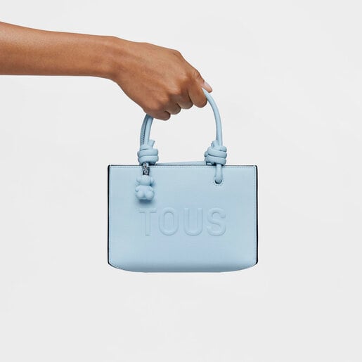 Light blue Horizontal minibag TOUS La Rue New