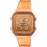 Digitální hodinky z polykarbonátu lososové barvy a oceli IPRG v růžové barvě D-BEAR Fresh