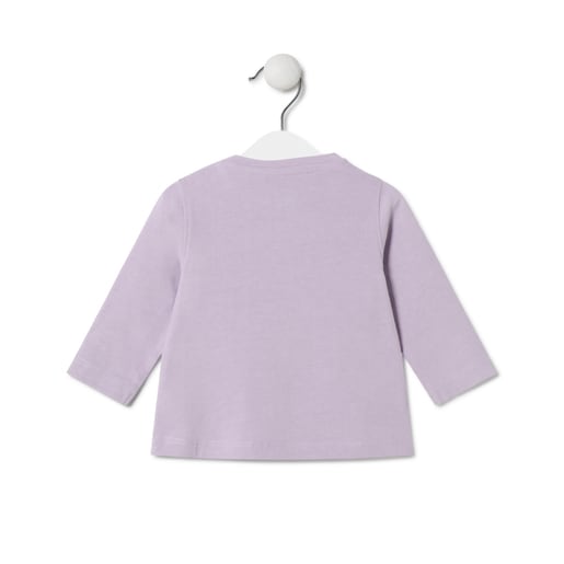 Circular TOUS logo t-shirt in Casual lilac