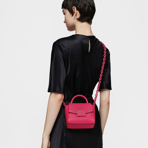 Fuchsia-colored Crossbody minibag TOUS Lucia