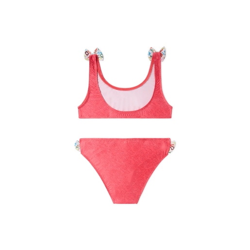 Bikini de niña Logo rosa
