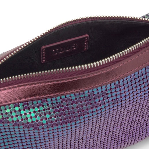 حقيبة كتف باللون العنابي من تشكيلة TOUS Salsi