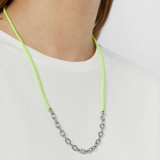 60 cm lime TOUS St. Tropez Elastic necklace