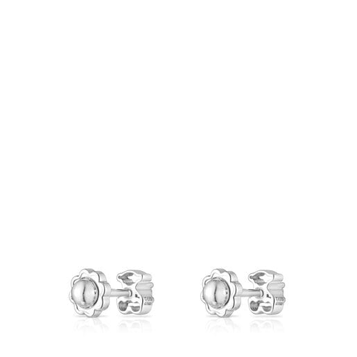 White gold Silueta earrings with diamonds