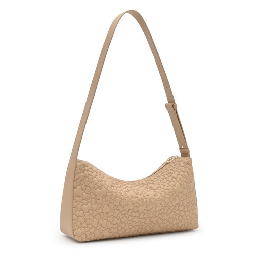 サンドカラーのショルダーバッグ TOUS Puffy Bear