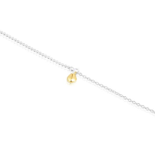 Two-tone TOUS Joy Bits bracelet with pendant