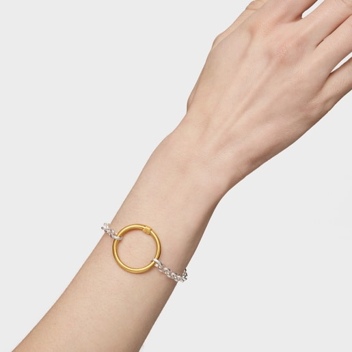 Vermeil Silver Hold Ring