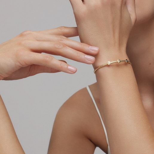 Gold with diamond details TOUS ATELIER Bracelet