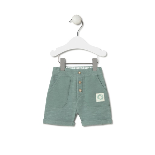 Baby girls outfit in Circle green