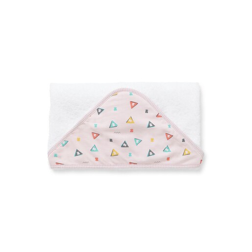 Capa de baño de bebé Triangulo rosa