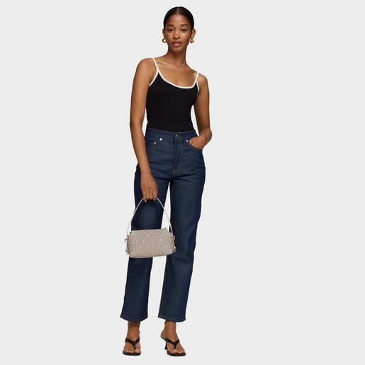 Taupe-colored Minibag TOUS Puffy Bear