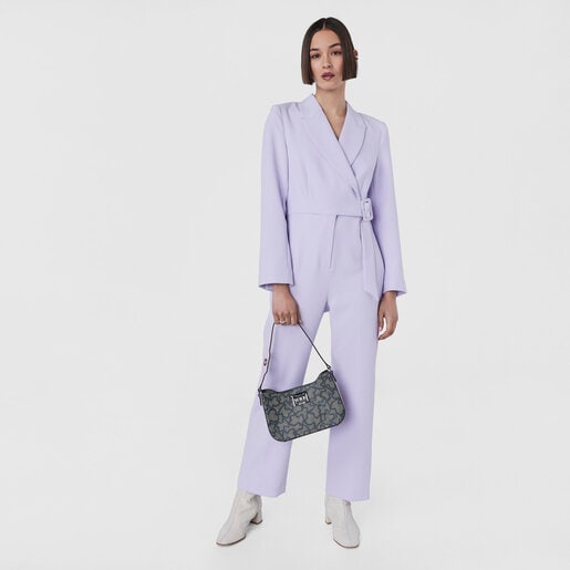 ブラックとモーブカラーのKaos Legacy ショルダーバッグ