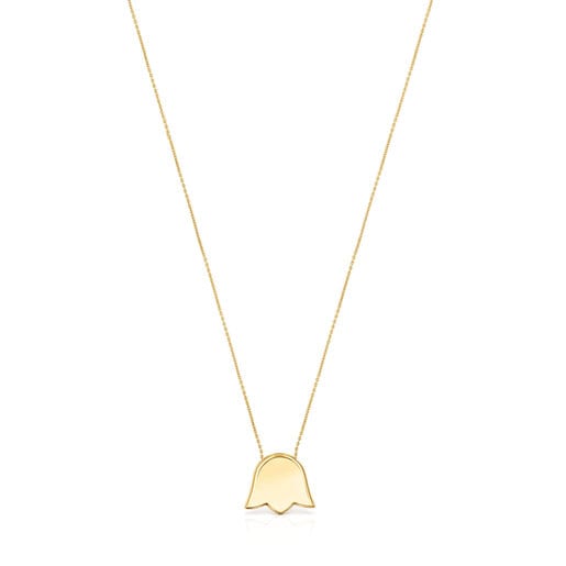 Silver Vermeil Sweet Dolls tulip Necklace