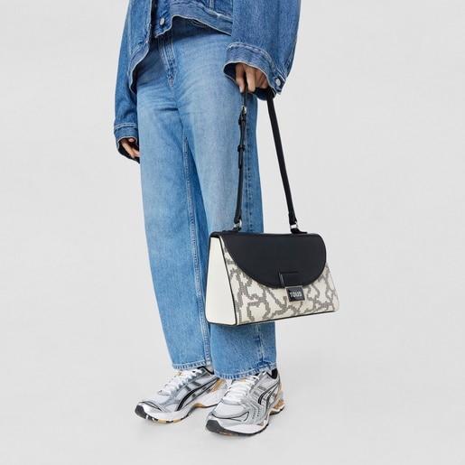 Medium beige Kaos Pix City bag