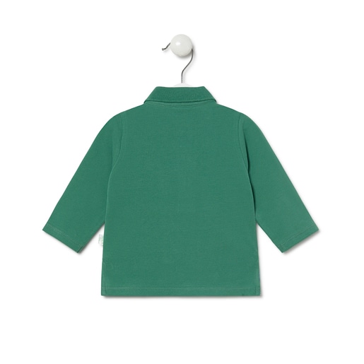 Polo Piqué Casual Verde