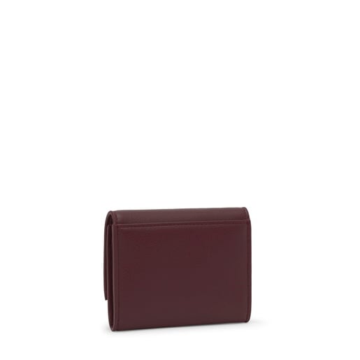 Small burgundy Wallet TOUS City
