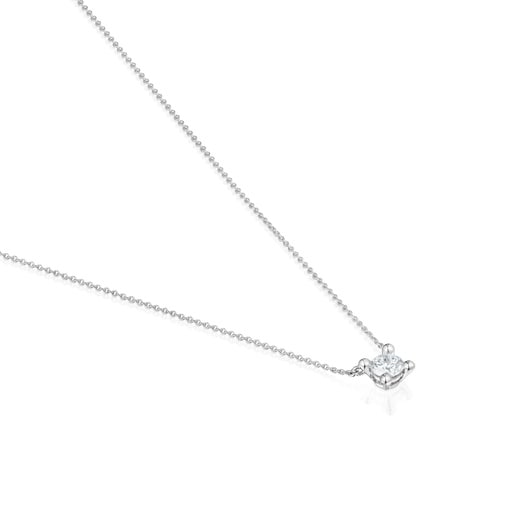 Gargantilla de platino con diamante creado en laboratorio 0,50 ct Shine LGD