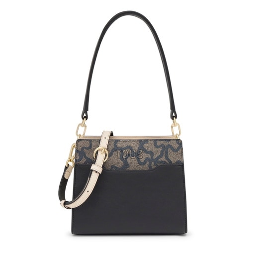 ブラックのスモール・ショッピングバッグ Kaos Icon