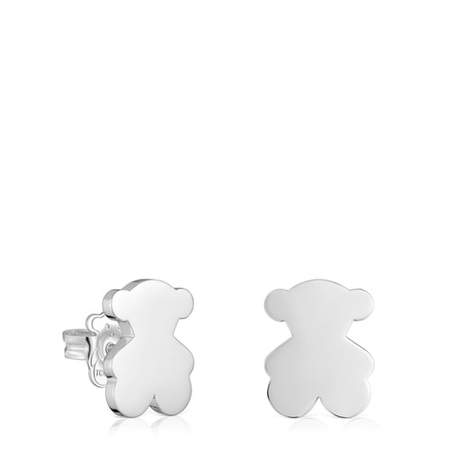 Silver 16mm Bear earrings Sweet Dolls