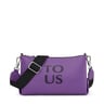 Lilac-colored leather TOUS Balloon crossbody bag