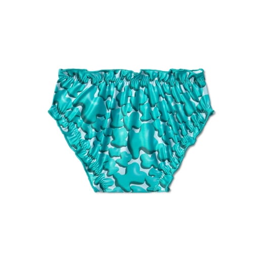 Girls bikini bottoms in Puff green