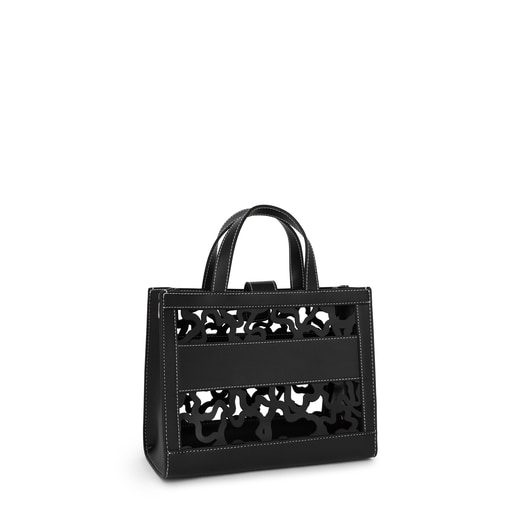 Medium black Amaya Kaos Shock shopping bag | TOUS